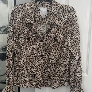 Tommy Bahama Leopard Print Jacket